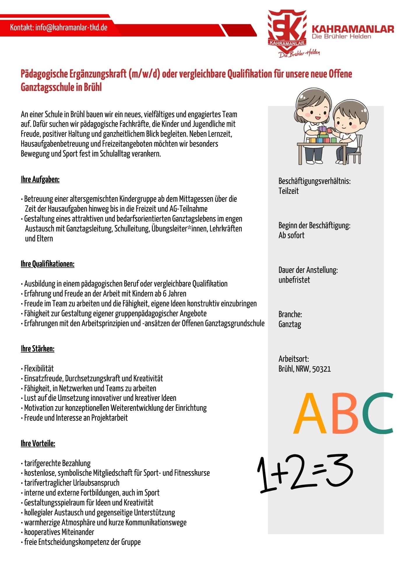 Pädagogische Ergänzungskraft